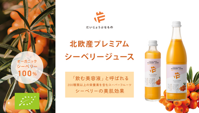 だいじょうぶなもの　北欧産プレミアム シーベリージュース 500mL